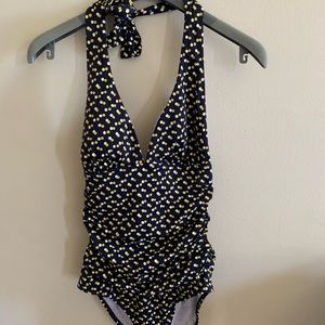 Boden swimsuit size 8 , one pieces, dots